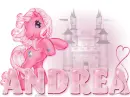 Andrea pink Pony