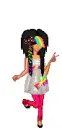 Rainbow Teen Girl