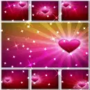 Starburst Sparkle Hearts