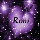 Background - Purple Heart Sparkle - Roni