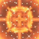 Background - Orange Sparkle Starburst