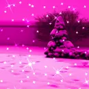 Background - Pink Christmas Sparkle