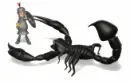 scorpion fighting a knight
