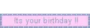 Its your birthday blinkie