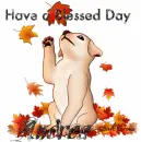 Cute fall puppy - Andrea