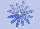 Blue flower