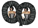 Woman in the picture frame