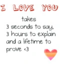 It takes a lifetime to prove.