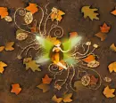 Autumn Fairy background