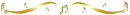 Gold Music Divider