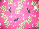Background - Pink Sparkle Halloween Bats