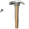 hammer pounding nail