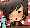 cat boy with mouse