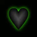 Glowing Heart - Green