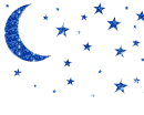 moon and stars