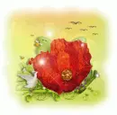 red flower