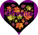 Purple Autumn Heart - Shonna