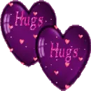 Purple Hearts Hugs - Hugs