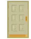 door opening to field