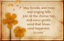 Fall Flowers - Blessing