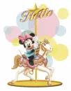 Minnie On Carousel-Hello