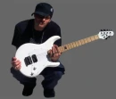 white guitar