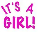 It's a girl.