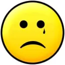 Sad smiley