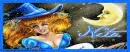 Blue Halloween Witch Banner