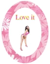 Sexy girl in pink frame - Love it