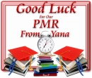 Yana "Good luck for our PMR"