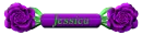 Purple Flower Banner - Jessica