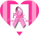 Pink For The Cure Heart