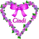 Flower Sparkle Heart - Cindi