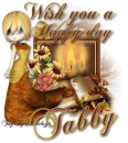 Wish you a happy day-Tabby