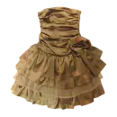 gold color dress