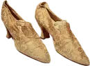 gold shoes