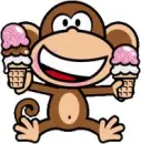 Bobby jack holding ice cream