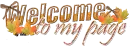 Welcome to my page
