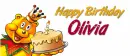 HAPPY BIRTHDAY Olivia