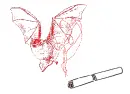 cigarette and bat