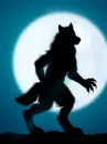 werewolf howling at the moon