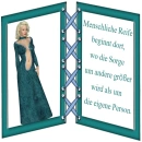 Woman in the picture frame