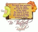 Rachel - Be Thankful