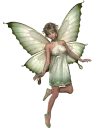 Sparkly green fairy