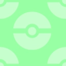 Seamless Green Pokeball