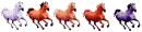 horses line