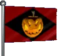 halloween jackolantern flag