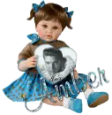 Amber elvis doll