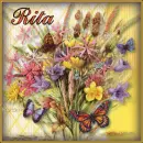 Fall bouquet with butterflies - Rita